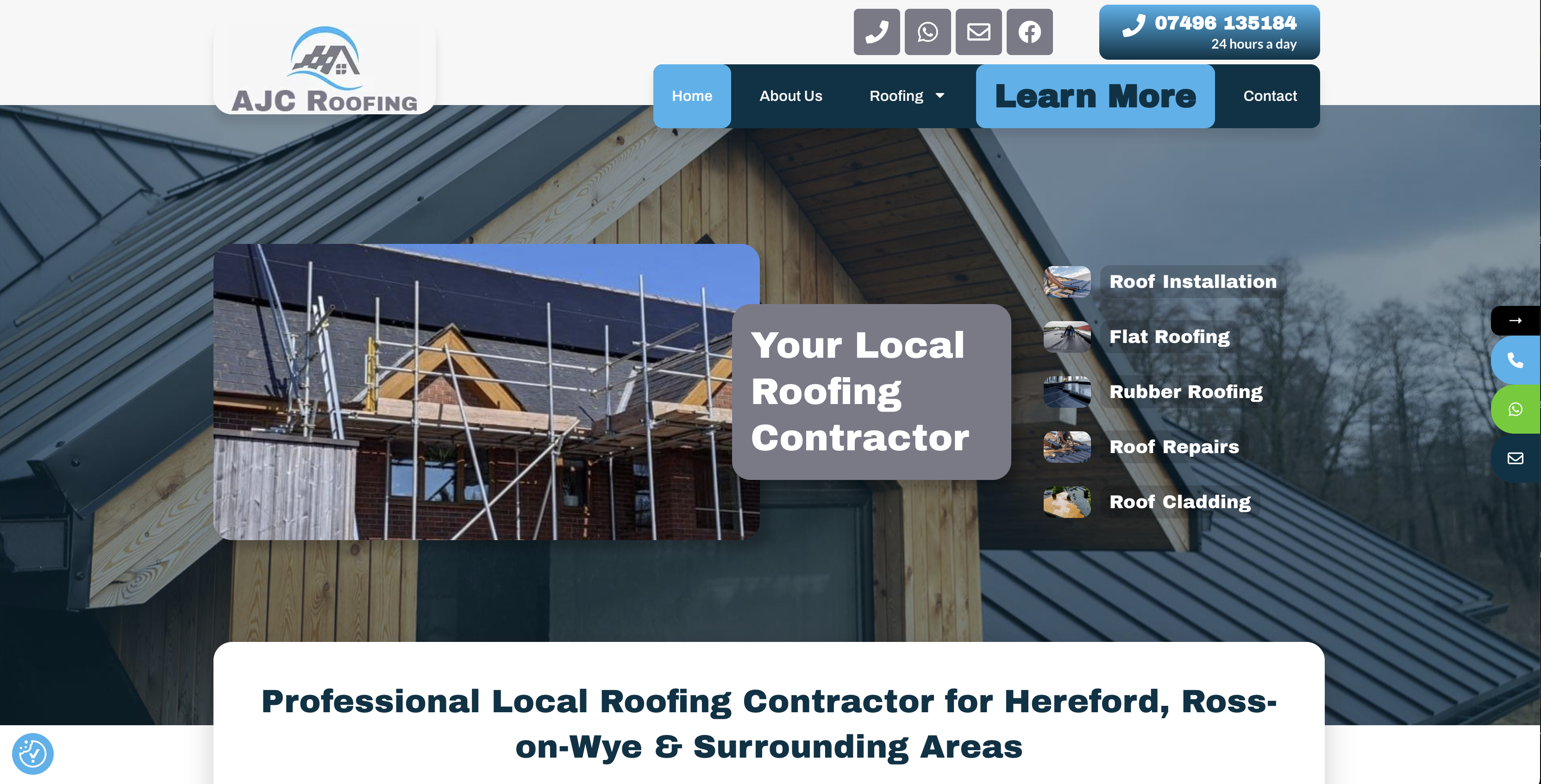 AJC Roofing Website